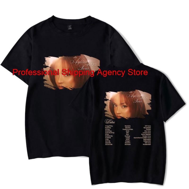 Ayliva Tour T-Shirts Merch T-Shirt Sommer Für Damen Unisex Unisex Freizeit Kurzarm Kleidung Mode Streetwear