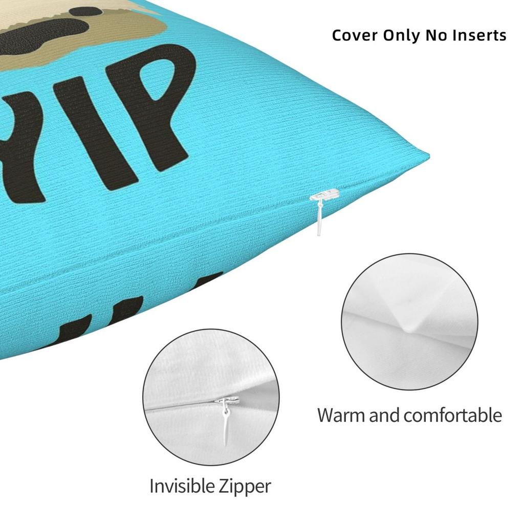 Avatar The Last Airbender Yip Yip Appa Pillowcase Polyester Linen Velvet Creative Throw Pillow Case Sofa Seater Cushion Case 18"