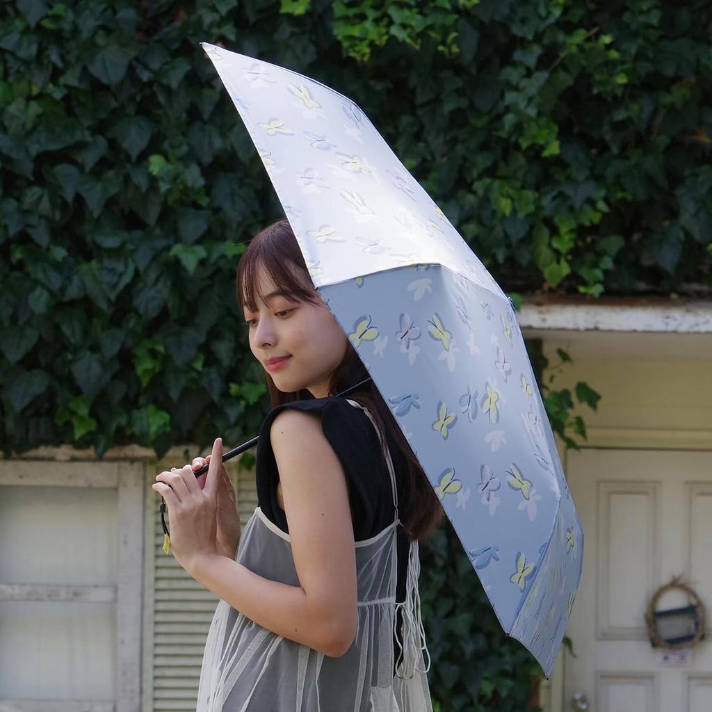 Nifty Colors Folding Umbrella Papillon Carbon Lightweight Mini 55 1814SX