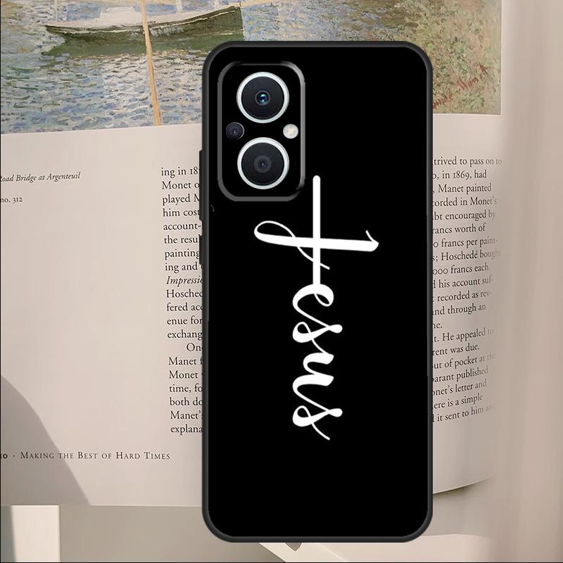 

Jesus Cross Cover For OPPO Reno 14F 13F 12F 11F 10 11 12 14 Pro 7 8 Lite OPPO Find X9 X6 X5 X8 Pro Case OPPO Reno13