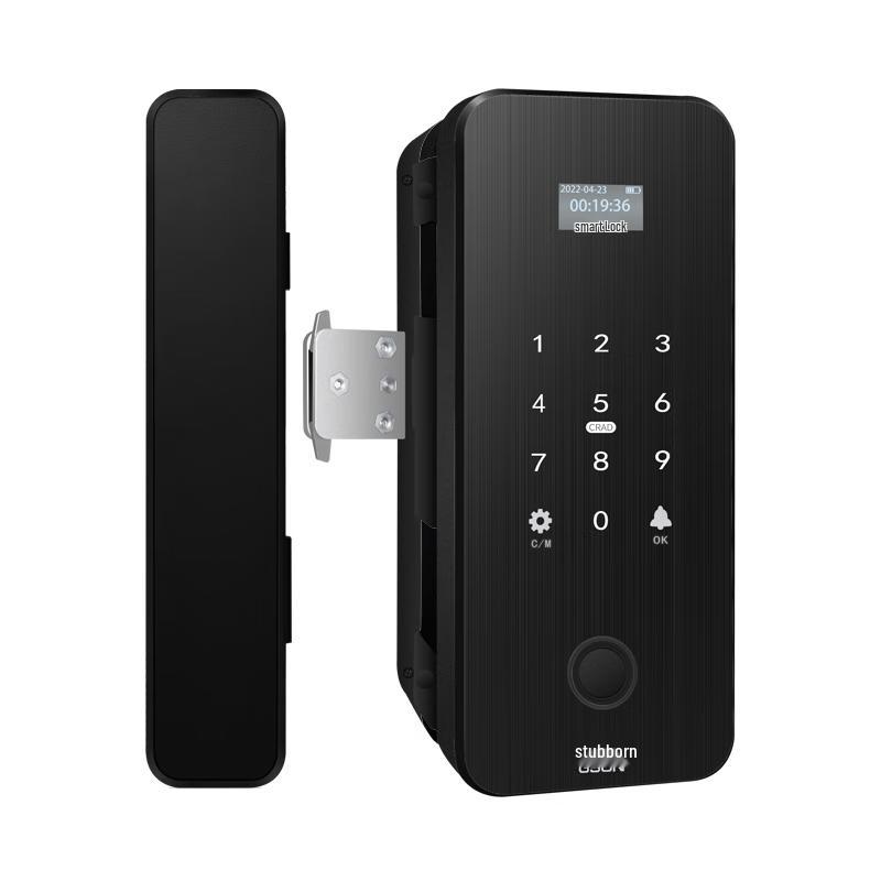 GSON Smart Fingerprint Lock for Glass Doors Glass Door Smart Lock