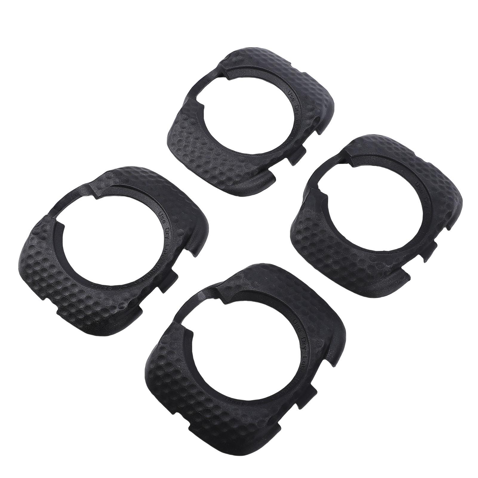 

2 Pairs Bike Pedal Cleat Cov Fit for ABS Wear Anti Slip Cycling Shoes Cleat Protector