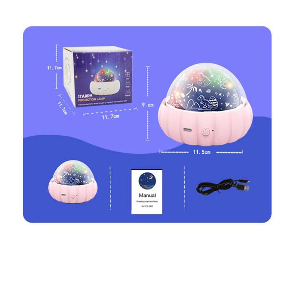 Starry Sky Projector Sleep Romantic Atmosphere Lamp Full of Stars Unicorn Dinosaur USB Lamp Gift Starry Sky Lamp