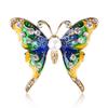 Trendy Hand-Painted Butterfly Enamel Brooch – Cute & Versatile Lapel Pin for Clothing