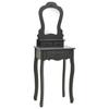 VidaXL Ensemble de coiffeuse avec tabouret Gris 50x59x136 cm Paulownia