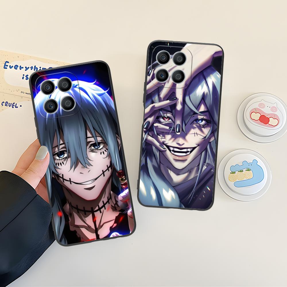 JJK Mahito Phone Case for Honor 90 80 70 60 50 30 20 10 9 8 7 Pro S SE Lite 5G Soft TPU Shockproof Cover