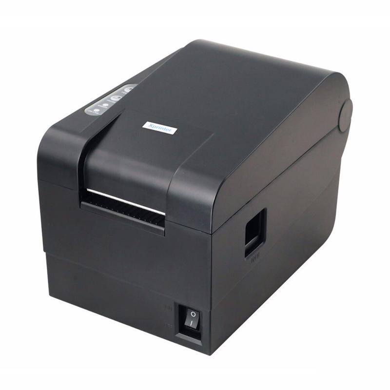 Xinye XP-235B/233B Thermal Barcode Printer for Labels, Stickers, QR Codes, Clothing Tags, and Tea Tags 235B USB