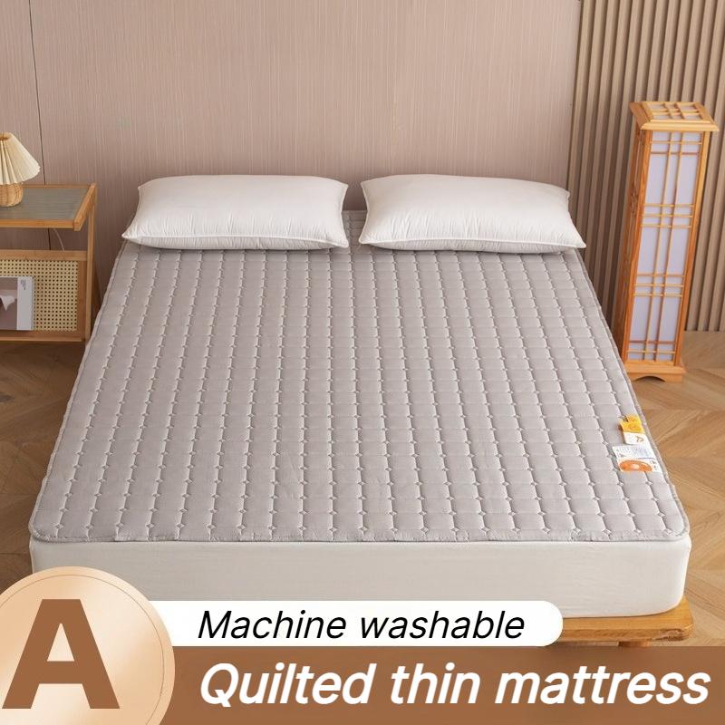 2026 Quilted Mattress,Thin Mattress, Home Bedroom and Dormitory Soft Cushion, Protected Pad, Anti Slip Mattress