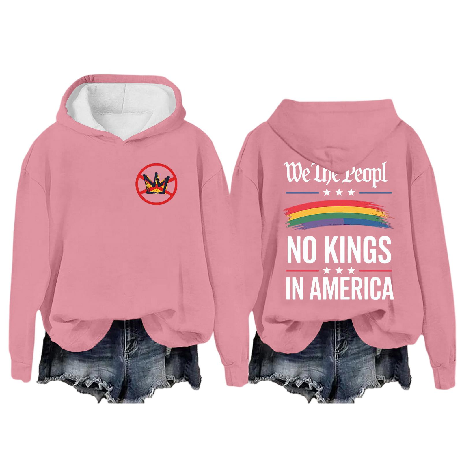 

Женский пуловер с круглым вырезом, длинными рукавами и принтом, толстовка с капюшоном M розовый