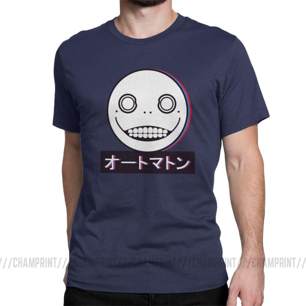Humor Spiel Nier Automata 2B Yorha T-Shirts Herren Rundhals 100% Baumwolle T-Shirt