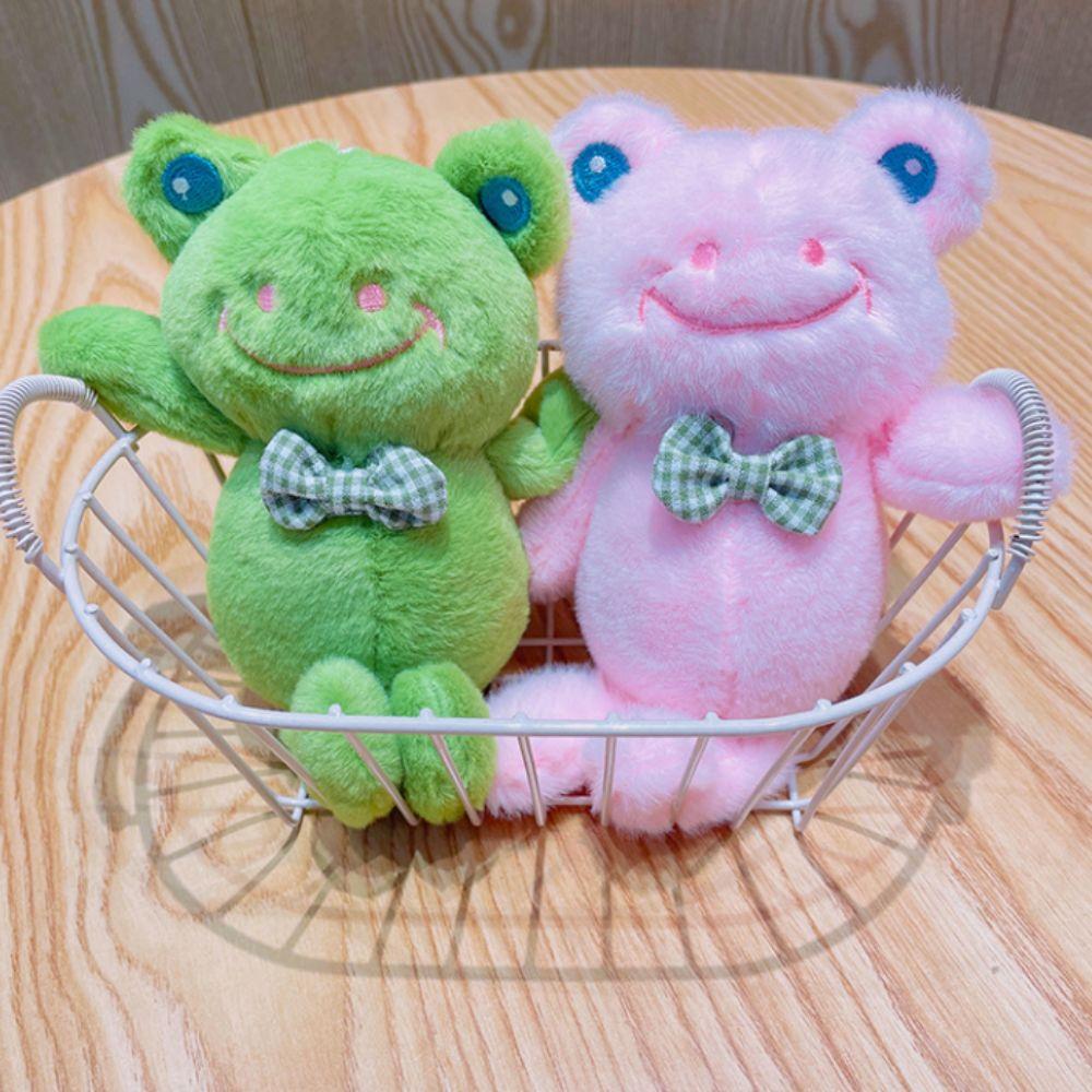Plush Frog Plush Keychain Soft Frog Doll Keychain Cute Funny Frog Pendant Couple