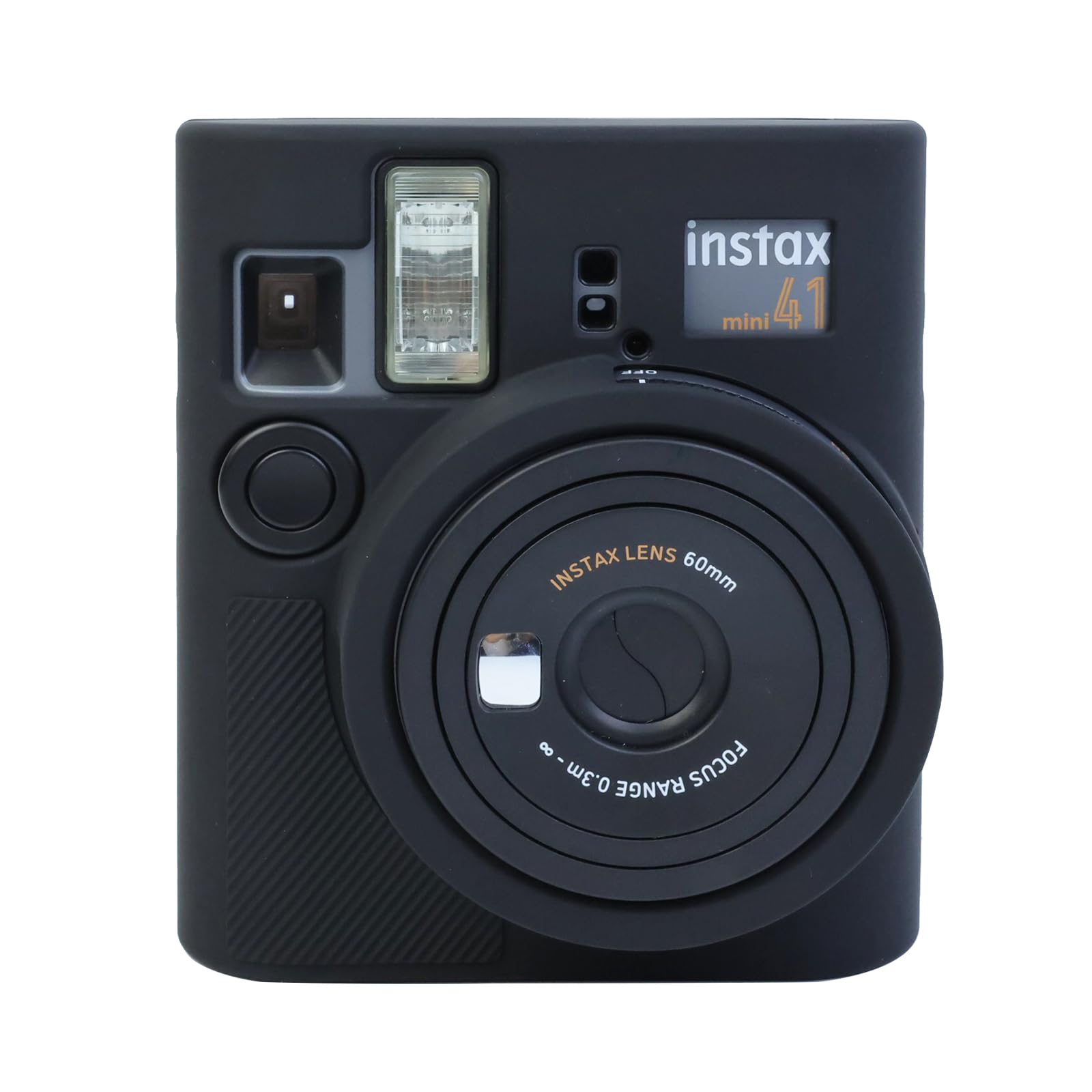 

SIUTATDSH Silicone Camera Case for Fujifilm Instax Mini 41, Shockproof and Portable (Black)