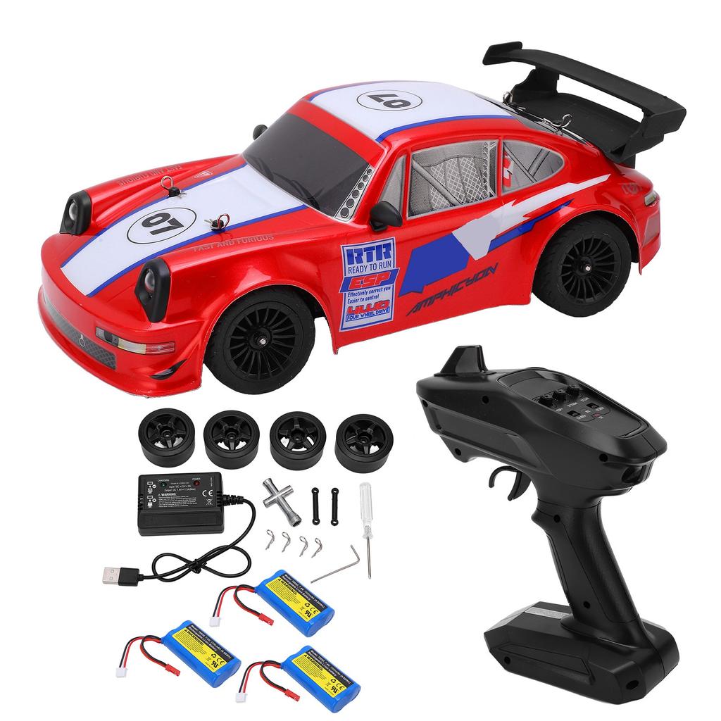 2.4G 1 16 Remote Control Car Toy High Speed Bearing Drifting Brushless Racing Vehicle Model UD1607PRO3 Batteries