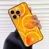 Summer Fruit Orange Phone Case For iPhone 16 15 14 13 11 12 17 Pro Max mini 15 16 Plus 16e 17 Air Cover Fundas