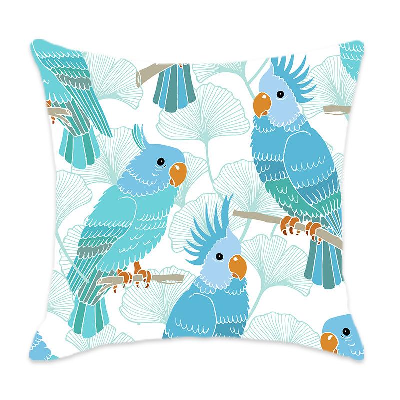 Home Pillow Floral Print Series Sofa Bedroom Leisure Pillow Floral Pattern