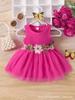 Baby Girl Floral Sleeveless Dress - Cute & Comfortable Gift