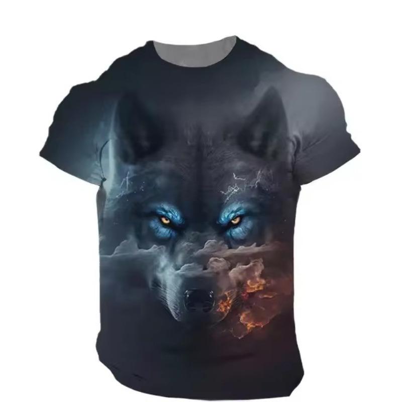 Pánská trička Rychleschnoucí topy Letní móda Streetová trička s krátkým rukávem Trička s 3D grafickým potiskem Trička nadměrné velikosti Mužské oblečení