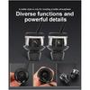 2pcs LED Welcome Lights Car Ambient Accessories Door Rearview Mirror Angel Wing Auto Carpet Lamp Dual Controller Atmosphere Lamp