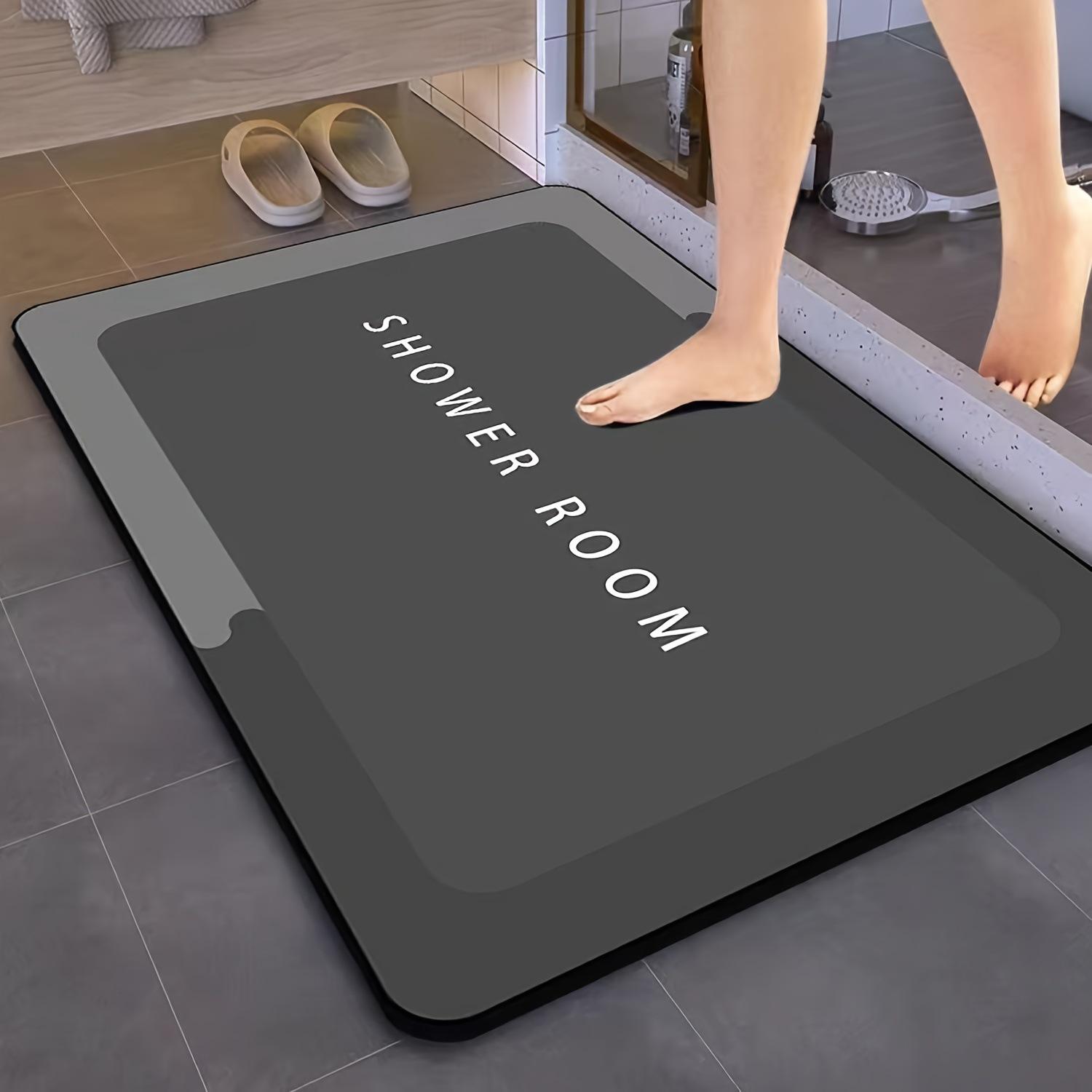 

Простой коврик из диатомовой грязи для входной двери, устойчивый к грязи, может быть разрезан, нескользящий коврик для ванной комнаты, впитывающий коврик 40 * 60Cm