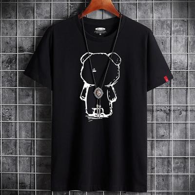 T-shirt da Uomo 2023 Abbigliamento da Uomo Fitness Girocollo Bianco T-shirt Anime da Uomo Per Maschio Top Oversize Nuove T-shirt da Uomo Goth Punk