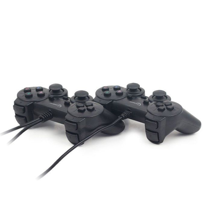 Spillkontroller - GEMBIRD - JPD-UDV2-01 - USB - Vibrasjon - Svart