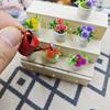 Lifelike Mini Watering Can Model Simulated Watering Can Ornament  Dollhouse Garden