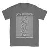Meeste Joy Division Unknown Pleasures T-särk 100% puuvillast riided Uudne lühikeste varrukatega ümmarguse kaelusega T-särgid Graafilise trükiga T-särgid
