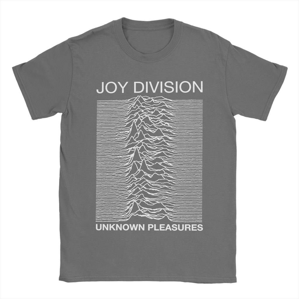 Meeste Joy Division Unknown Pleasures T-särk 100% puuvillast riided Uudne lühikeste varrukatega ümmarguse kaelusega T-särgid Graafilise trükiga T-särgid