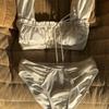 European & American Fashion Solid Color Bikini Two-Piece Women’s Swimsuit - 2025 Collection