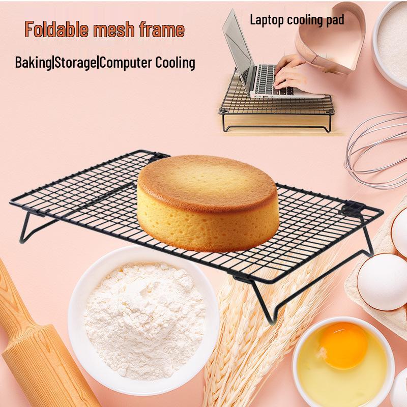 Cake Cooling & Bread Baking Rack with Computer Stand Functionality