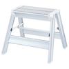 Hasegawa SKITSTEP Heavy-Duty Step Stool (130kg, Heavy-Duty Type), Silver, SK2.0-03S (16522)