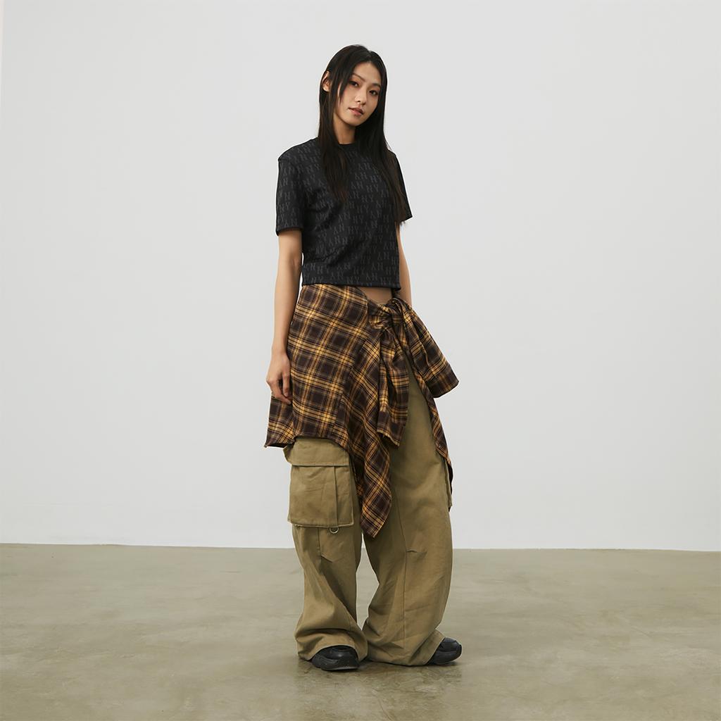 New MLB MONOGRAM Collection New York Yankees Regular T Shirt Women's Black 3FTSMA143-50BKS