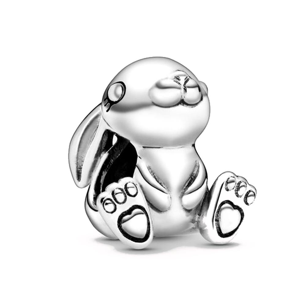 Newflower Basket Cute Rabbit Rose Charms Bead Fit Original Coppereuropeans Bracelet Women Jewelry Gift