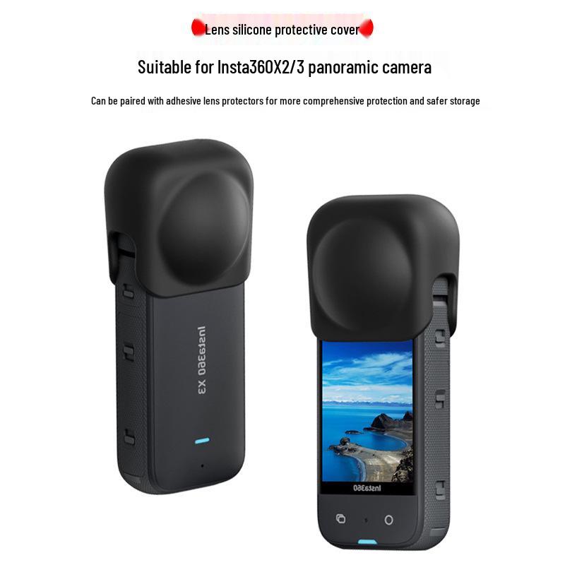 Insta360 X3/X4 Panorama-Actionkamera Objektivschutz Silikonhülle
