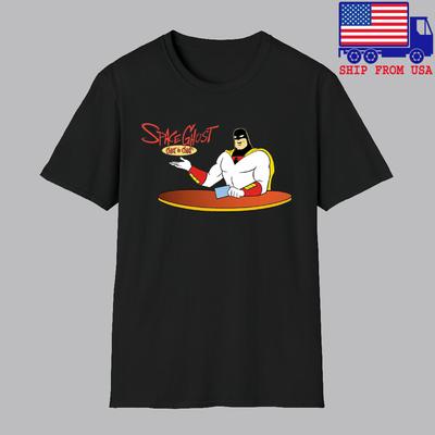Space Ghost Coast to Coast Mężczyźni#039;Czarny T-shirt unisex, rozmiar S5XL