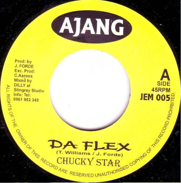 

7-дюймовая пластинка CHUKKI STAR Da Flex JEM005 Ajang UK Reggae Ska Dub Б/у