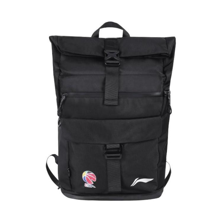 

Li Ning Sports Basketball Series CBA Professional Casual Versatile Large Capacity Polyester Backpack Unisex Backpack Black ABSS451-1 Black,One Size