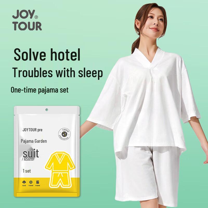 Disposable Travel Pajama and Bathrobe Set