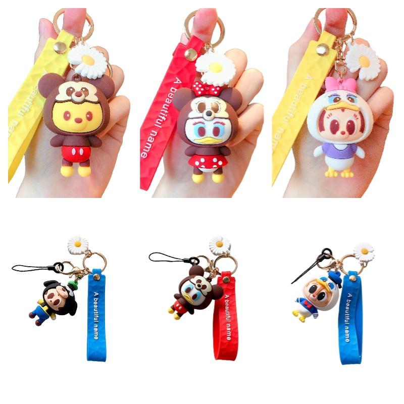 Creative Cartoon Squirrel Stich Keychain Cute Pvc Bag Pendant For Couples