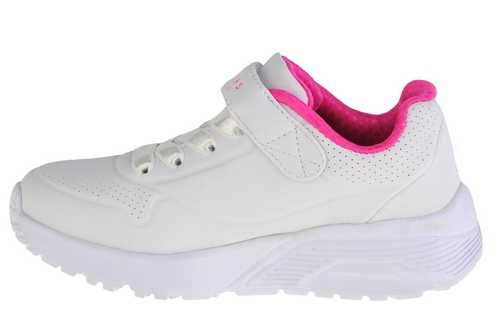 Skechers Uno Lite, weiße Turnschuhe für Mädchen