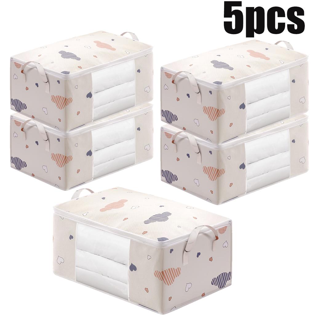 Multi-Purpose Storage Bag Reinforced Handles for Packing Clothes Blankets and Bedding During Moving Home Compact Space Saver