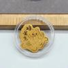 Gold Foil Treasure Chest Phone Sticker: Wealth & Prosperity New Year Gift