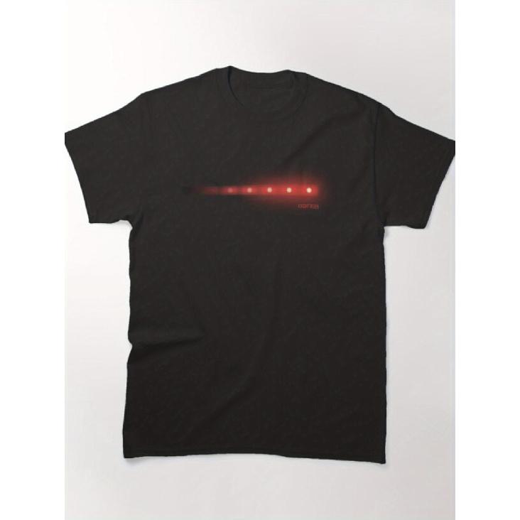 Men's Knight Rider 80s Nostalgia T-Shirt - Vintage KITT and Iconic Red Light Graphic, Machine Washable Casual Fit, All-season Comfort, TV Series