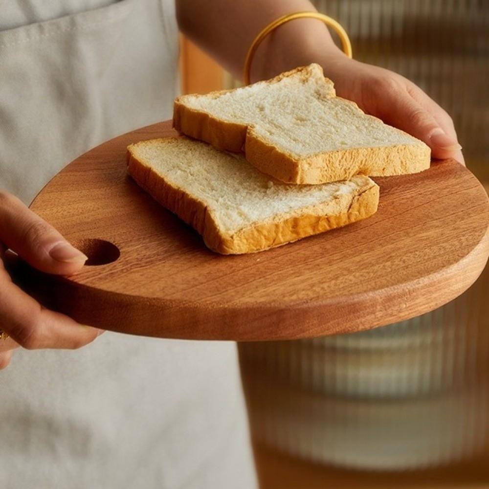 Practical Ebony Chopping Board Thickened Checkerboard Cutting Board Chopping Pad  Outdoor Camping