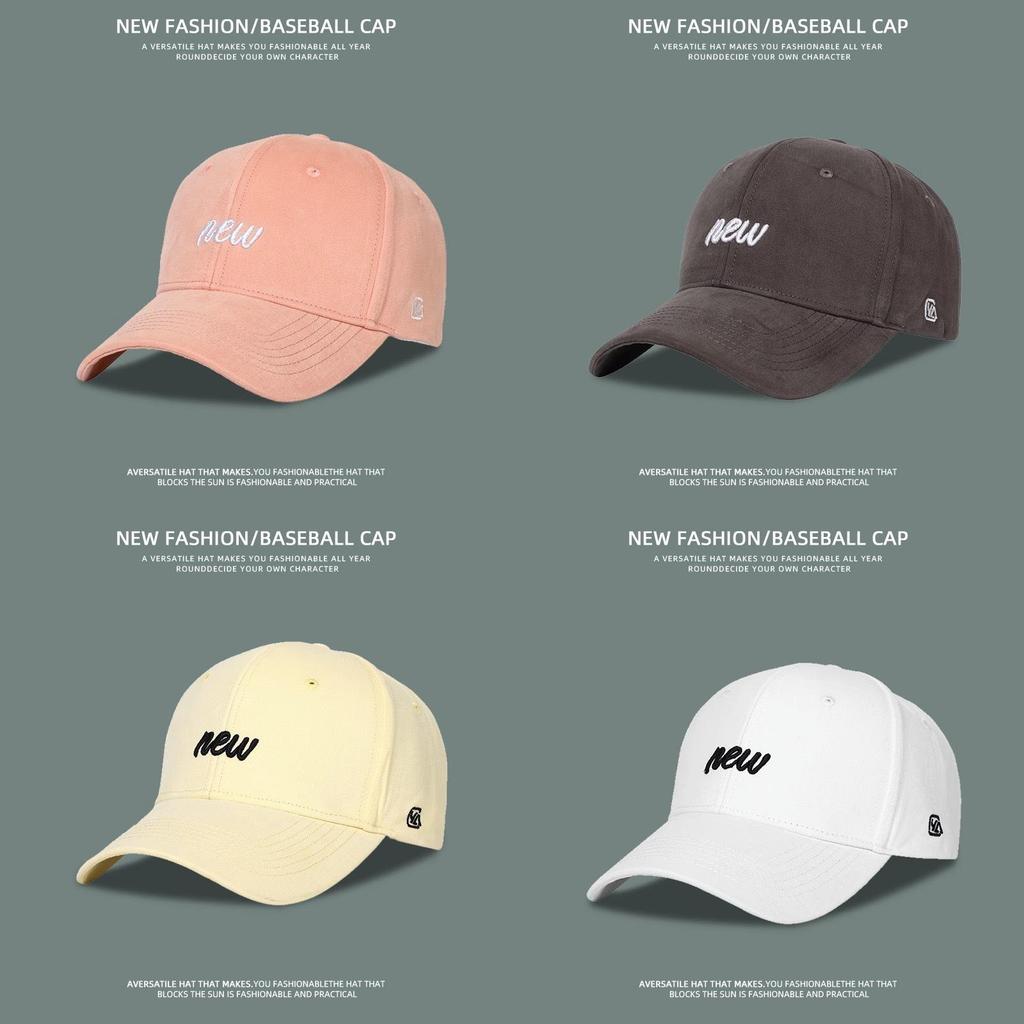 Cotton Baseball Cap With Embroidery Sun Protection For Casual Women