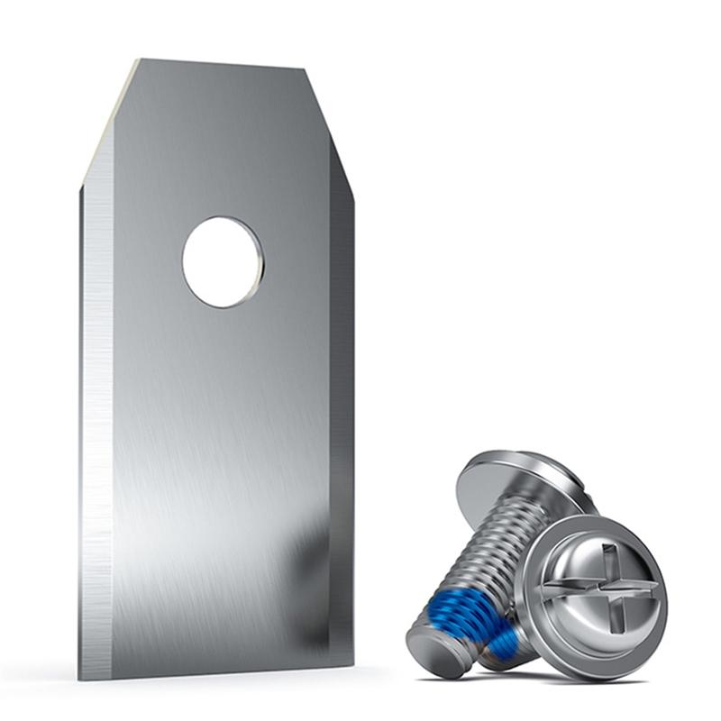 AB66-Ostrza Tnące Zamienne do Kosiarki Podkaszarki 30 Sztuk Zestaw ze Stali Nierdzewnej Dla ECOVACS Cutter