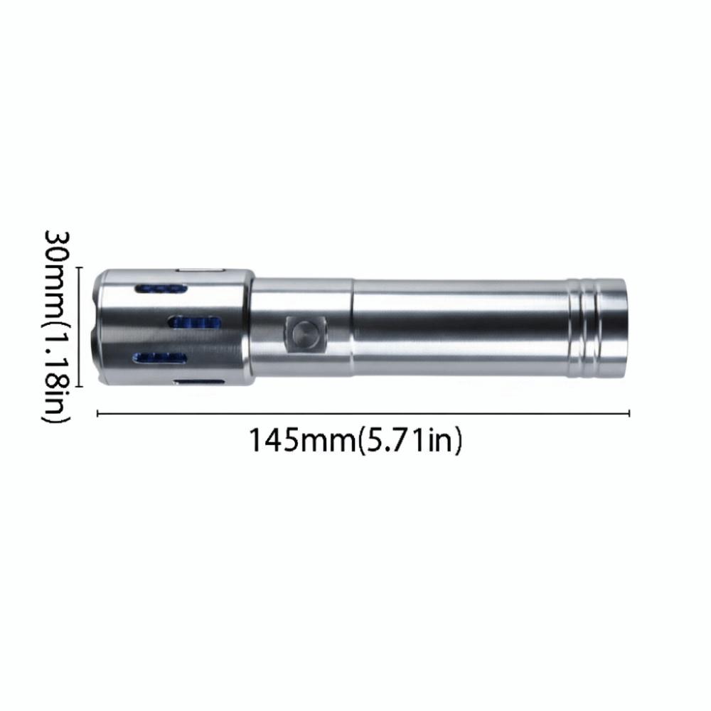 Super-Bright Multi-Functional Flashlight Aluminum Zinc Zinc Alloy Flashlight Outdoor Portability