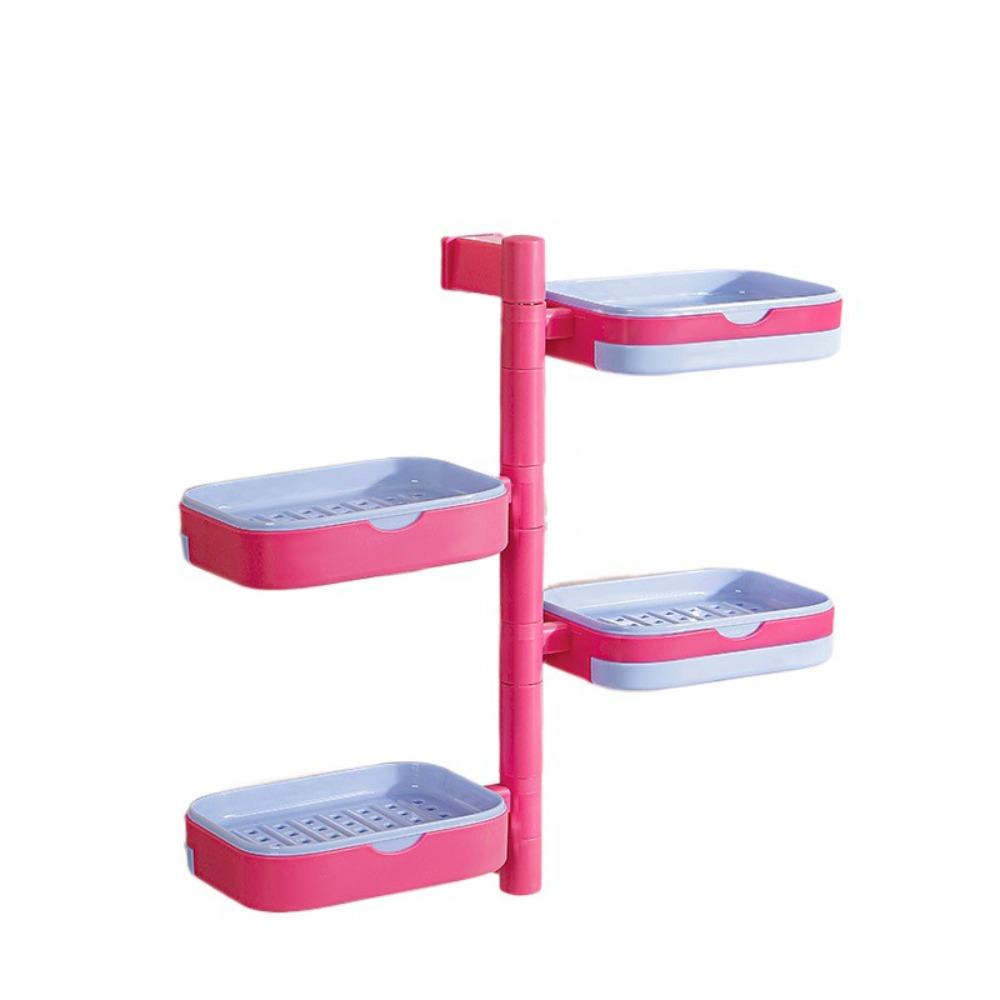 Waterproof Japanese Style Soap Box Plastic Soap Storage Rack Wall Mounted Soap Box  Bathroom