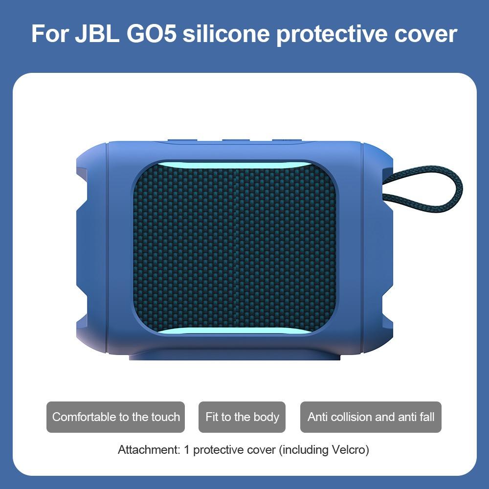 Dirt-proof Silicone Cover Case Carrying Case for JBL GO5 Bluetooth Speaker Speaker Accessories