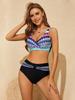 Women's Fresh Style Split Bikini Tankini Swimwear - European & American Sexy Cross-Border Design